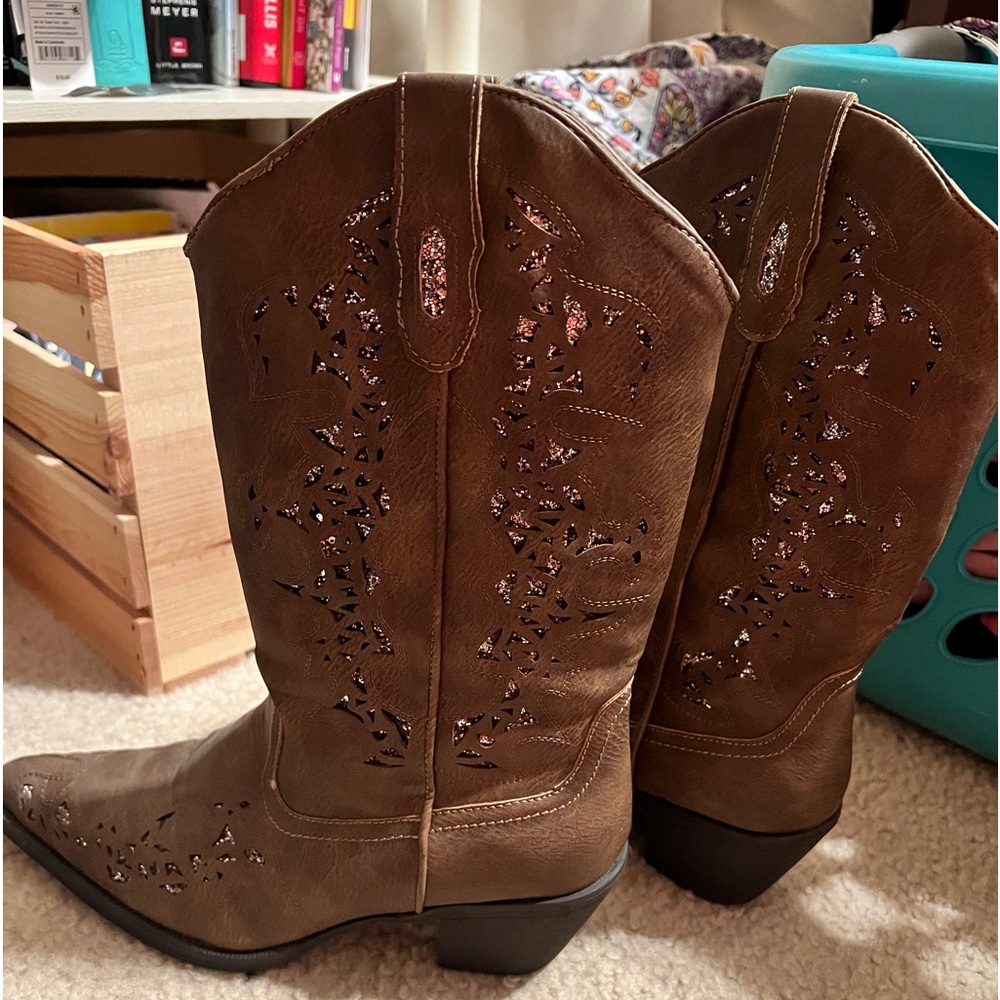 Glitter Boots